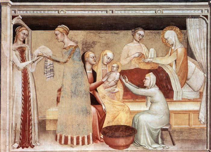 The Birth of the Virgin, GIOVANNI DA MILANO